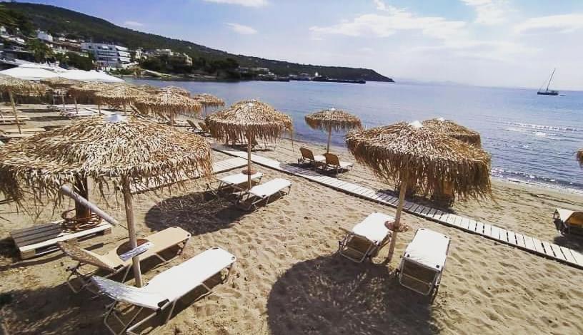 Παραθαλασσιο Στουντιο Μιχαλιας Sea View Studio Michalias Νουμερο 8 Agia Marina  Luaran gambar