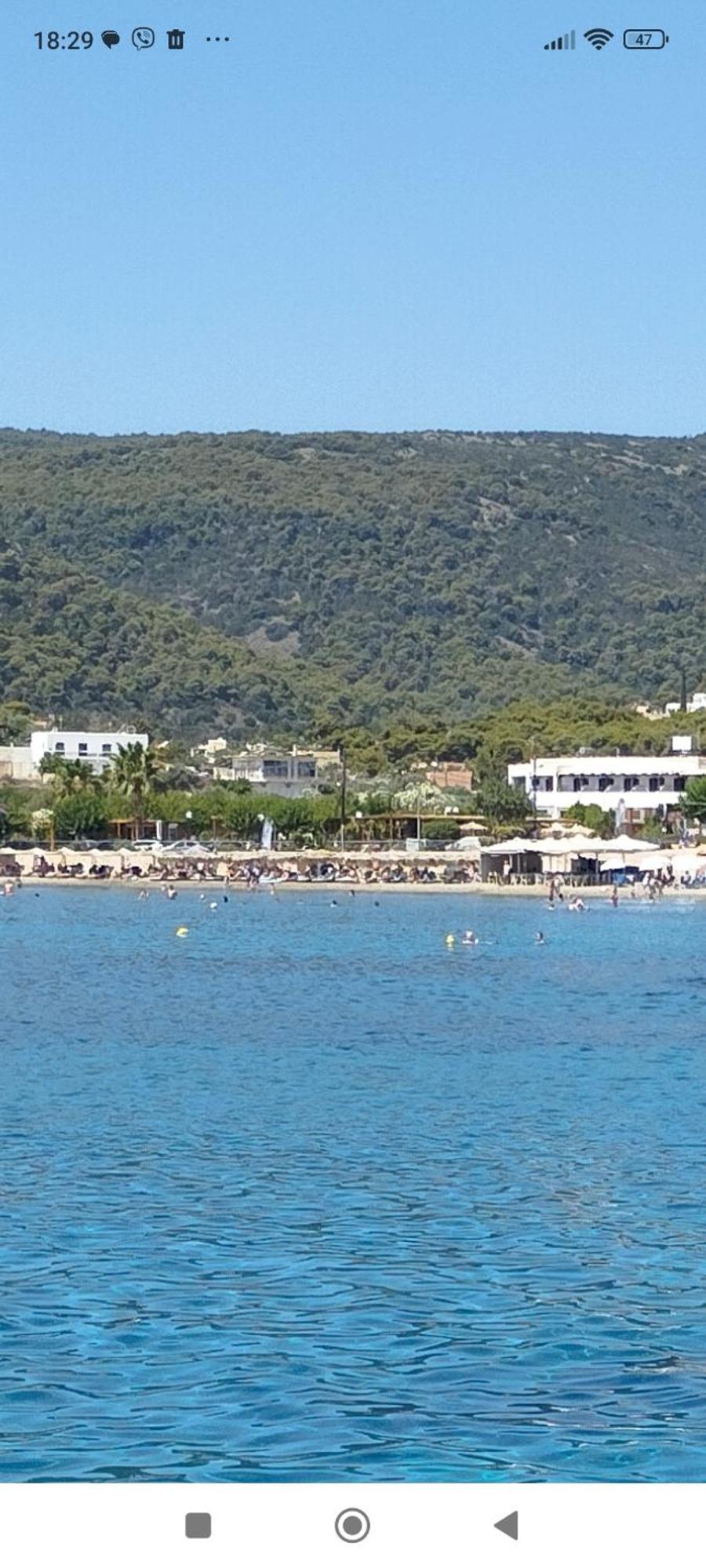 Παραθαλασσιο Στουντιο Μιχαλιας Sea View Studio Michalias Νουμερο 8 Agia Marina  Luaran gambar